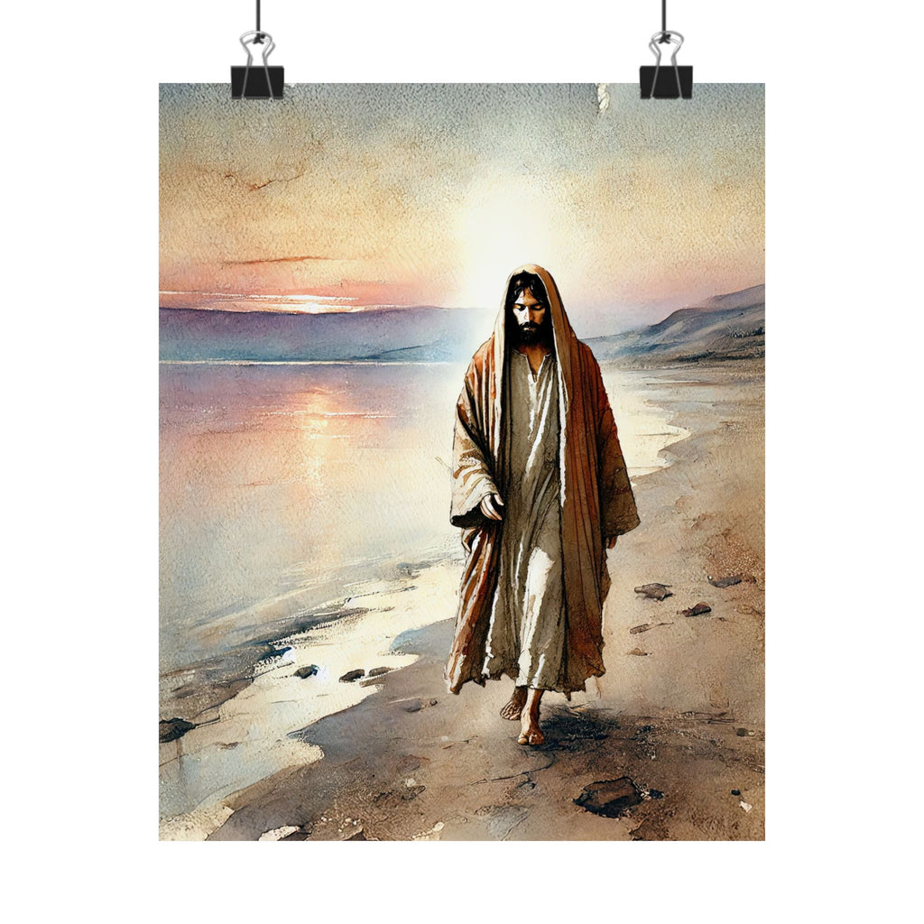 "Walking the Shores of Galilee" Poster Print