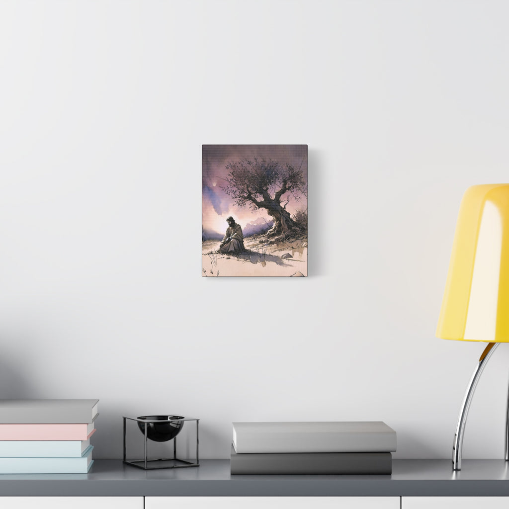 Gethsemane Reflection - Premium Religious Canvas Wall Art