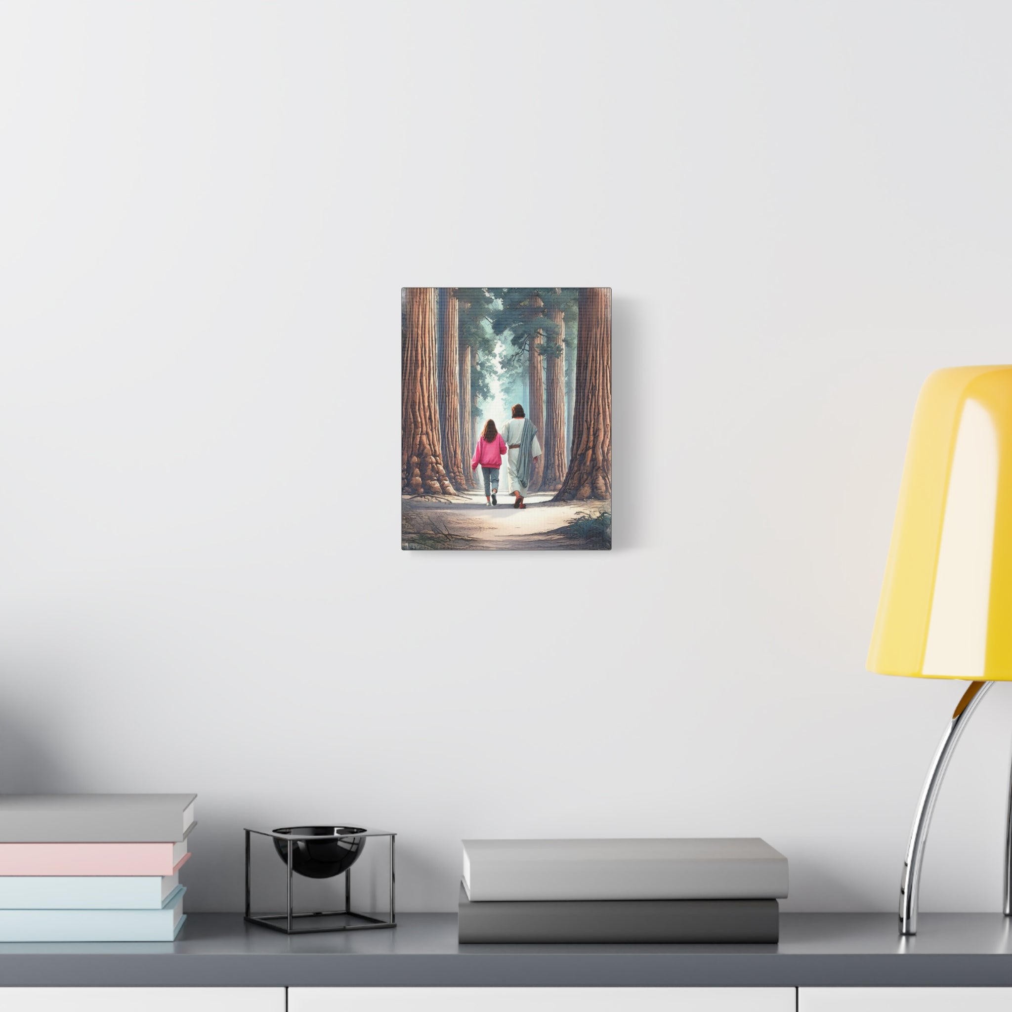 He Is With Us – Sequoias Canvas Print