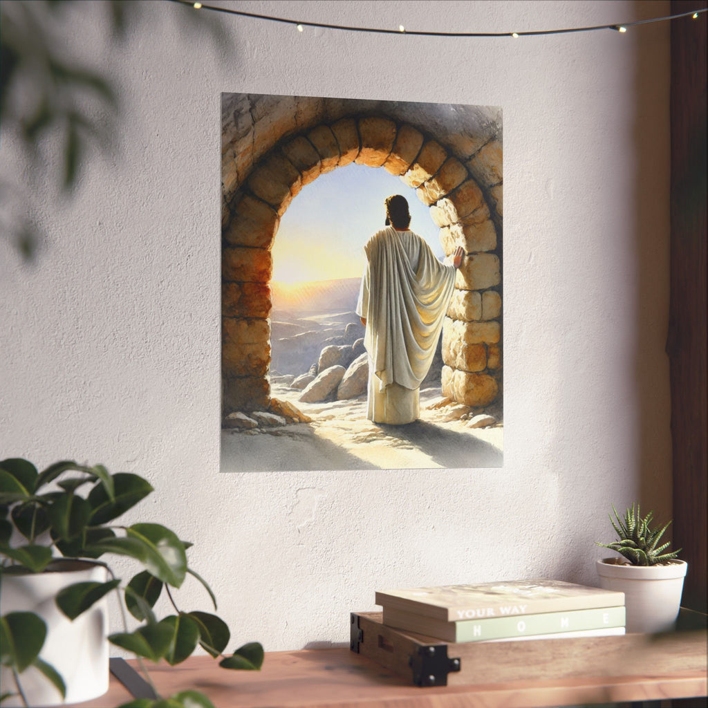 Sunrise - Resurrection Watercolor Fine Art Print