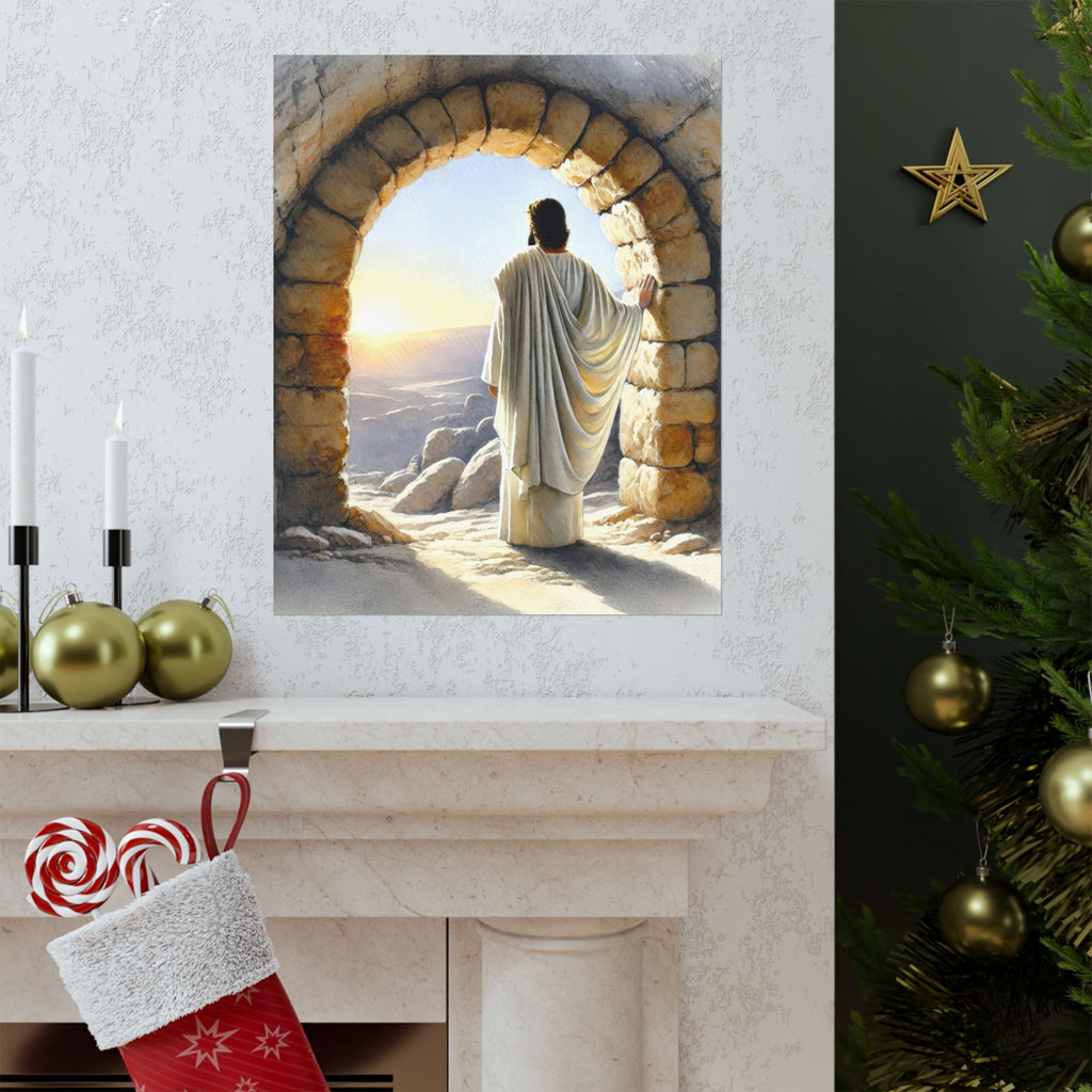 Sunrise - Resurrection Watercolor Fine Art Print