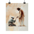 "Jesus and the Woman" Poster Print