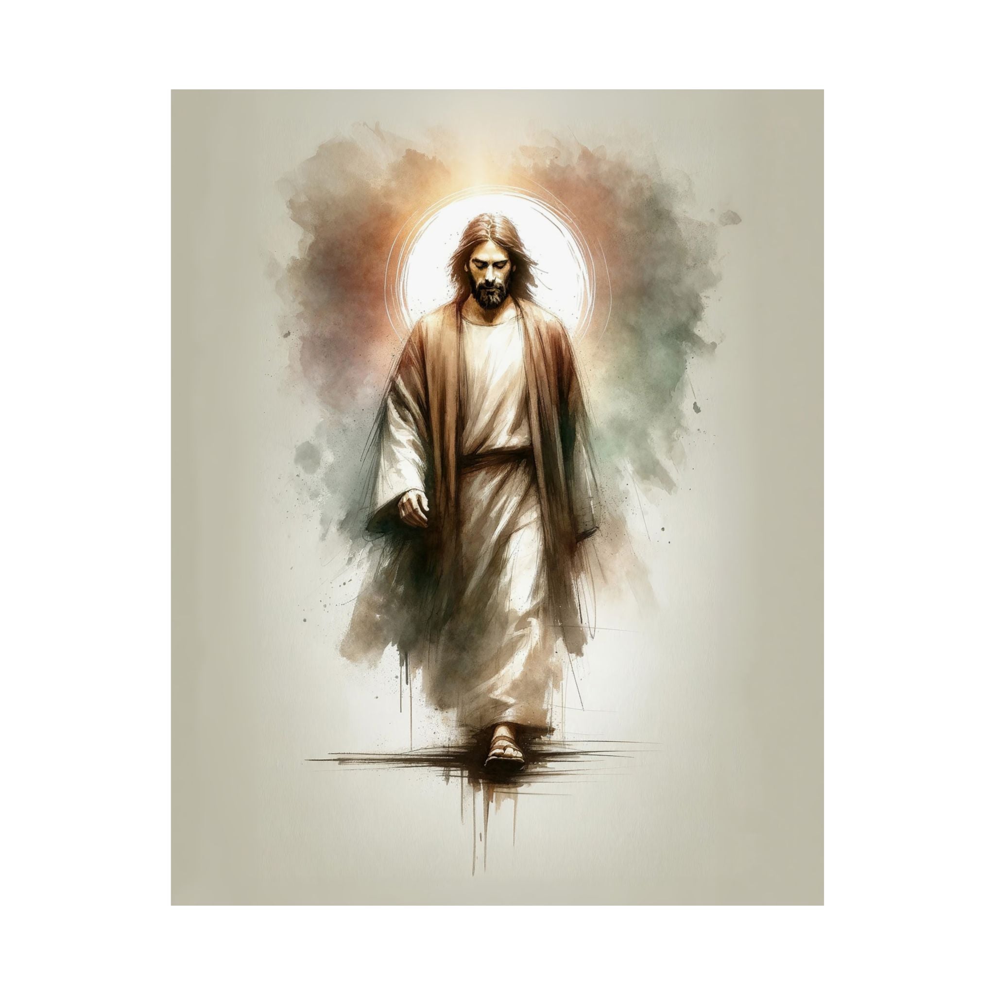 "The Light and Life"  Poster Print