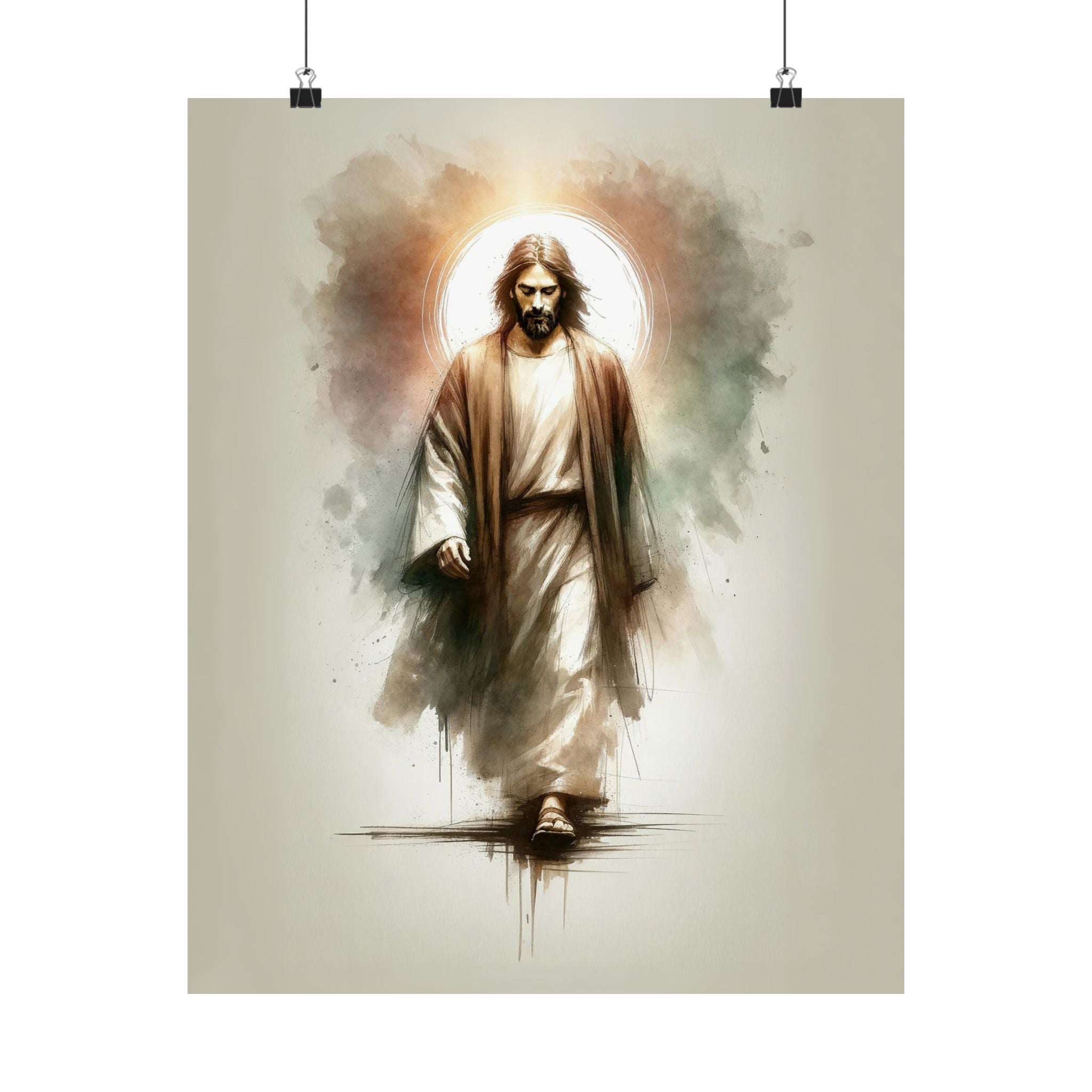 "The Light and Life"  Poster Print
