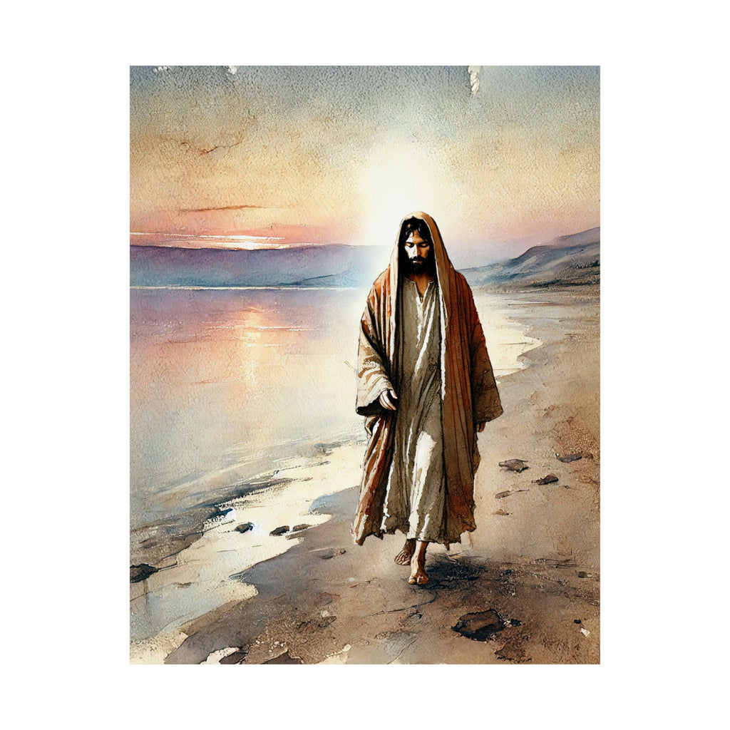 "Walking the Shores of Galilee" Poster Print