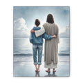 He Is With Us – Ocean Canvas Print