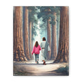 He Is With Us – Sequoias Canvas Print